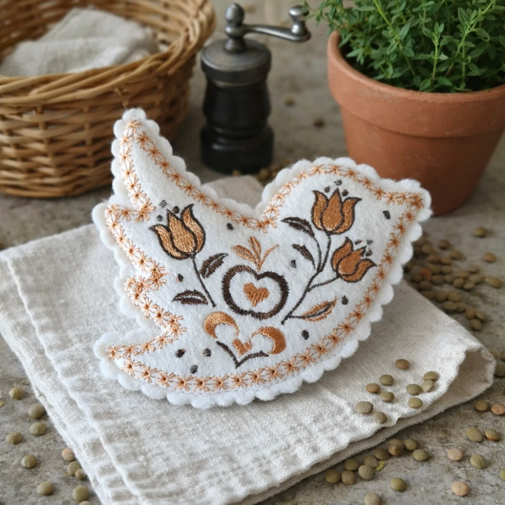 Sada srdíček a ptáčků pro rámeček 10x10 cm